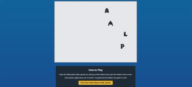 Black Puffer Jacket game thumbnail