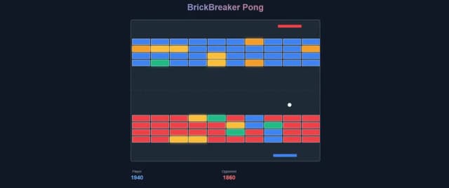 Brick Breaker Pong game thumbnail