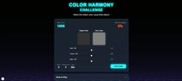 Color Harmony Challenge game thumbnail