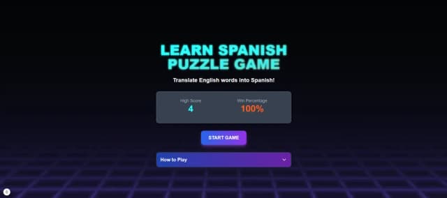 Learn Spanish Puzzle game thumbnail
