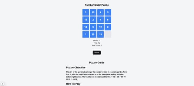 Number Slider game thumbnail