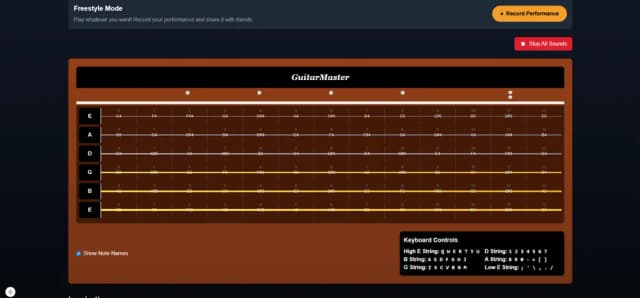 Online Guitar game thumbnail