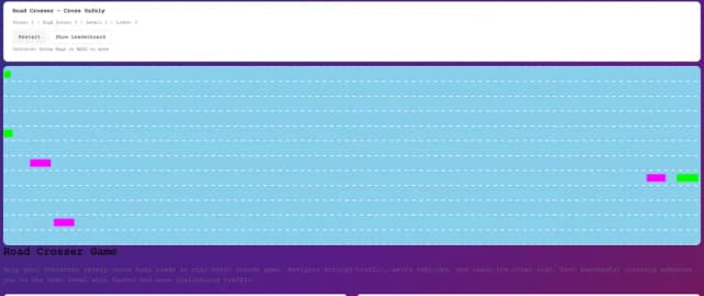 Road Crosser game thumbnail