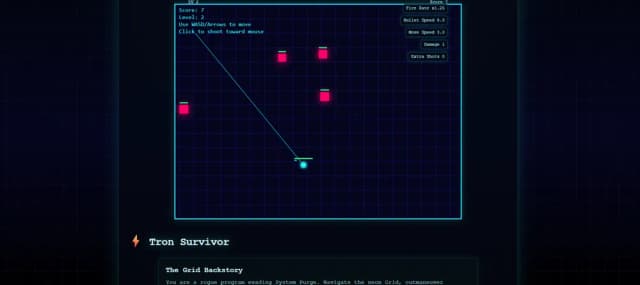 Tron Survivor game thumbnail